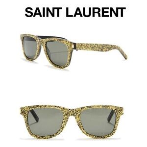 Saint Laurent YSL gold glitter sunglasses